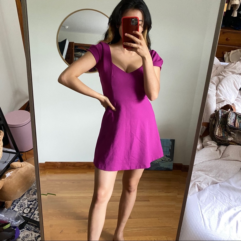Super pretty magenta dress!